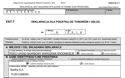 deklaracja VAT 7 (18)