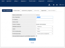 program mksiegowa - panel użytkownika